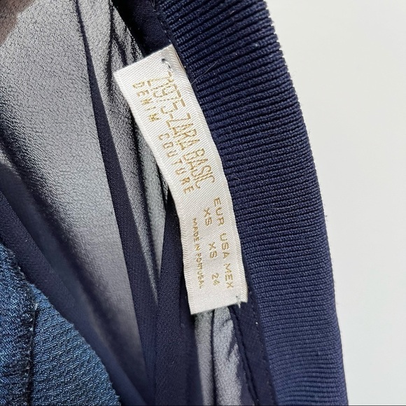 Zara Denim Couture Top - Picture 11 of 11